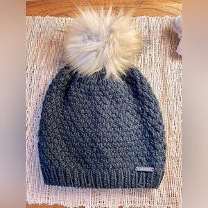 Ralph Lauren black knit Pom hat